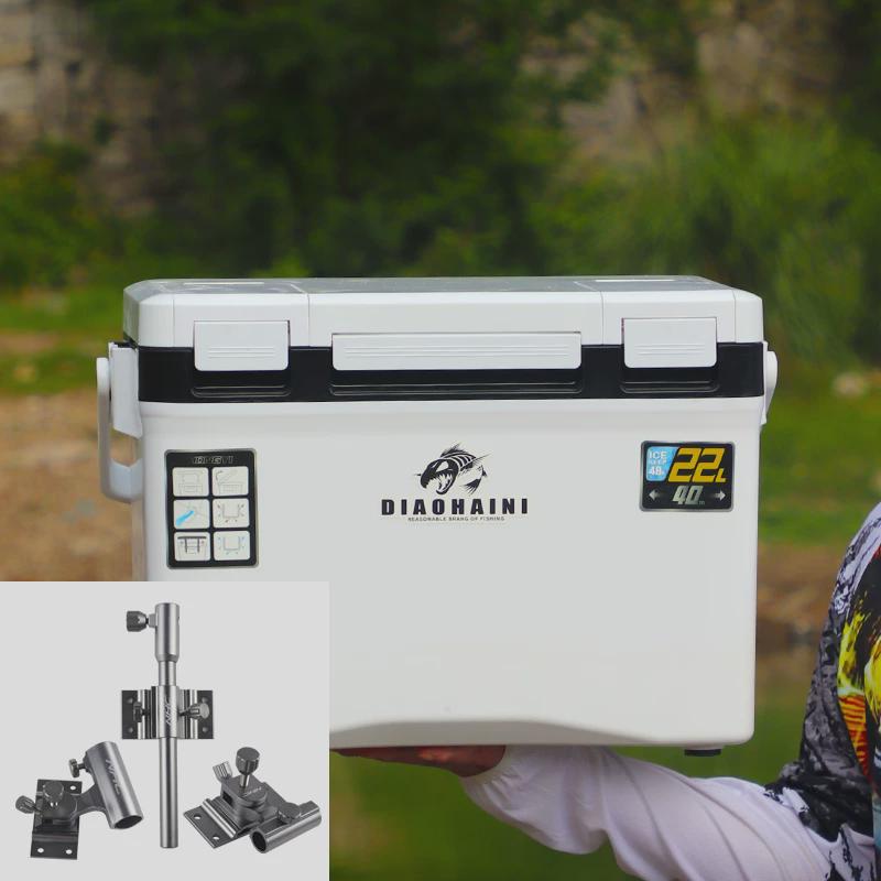 22L - SMALL FISHING BOX - BLACK AND WHITE (SKY WINDOW) + THREE SETS OF GUNS